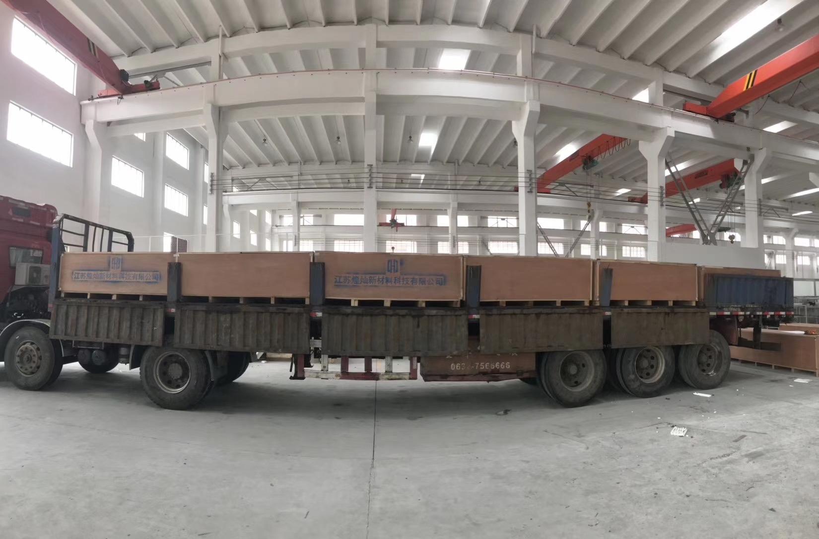 30臺換熱器圓滿交貨，感謝煌燦所有員工的付出和努力！